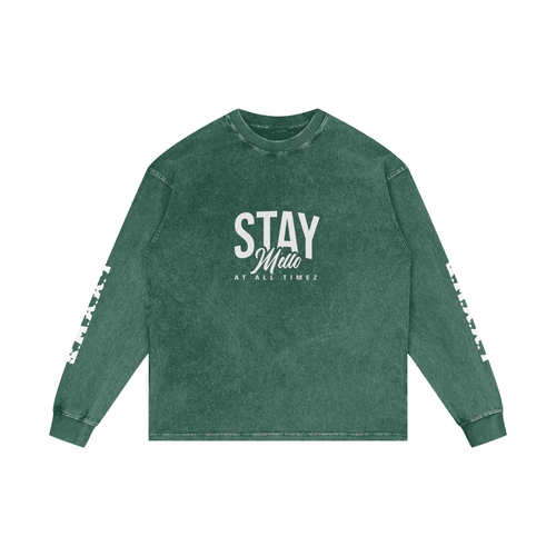 Acid Wash Long Sleeve T-Shirt