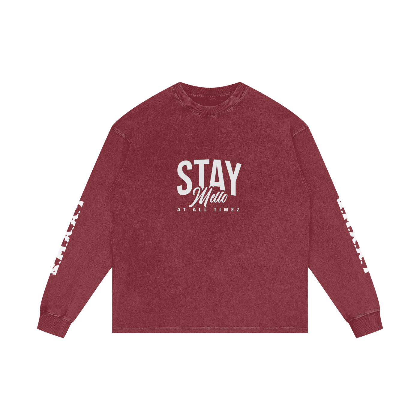 Acid Wash Long Sleeve T-Shirt